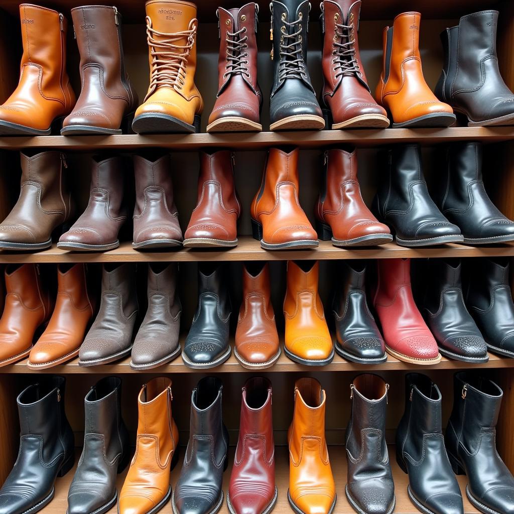 Variety of Pakistani Leather Boots