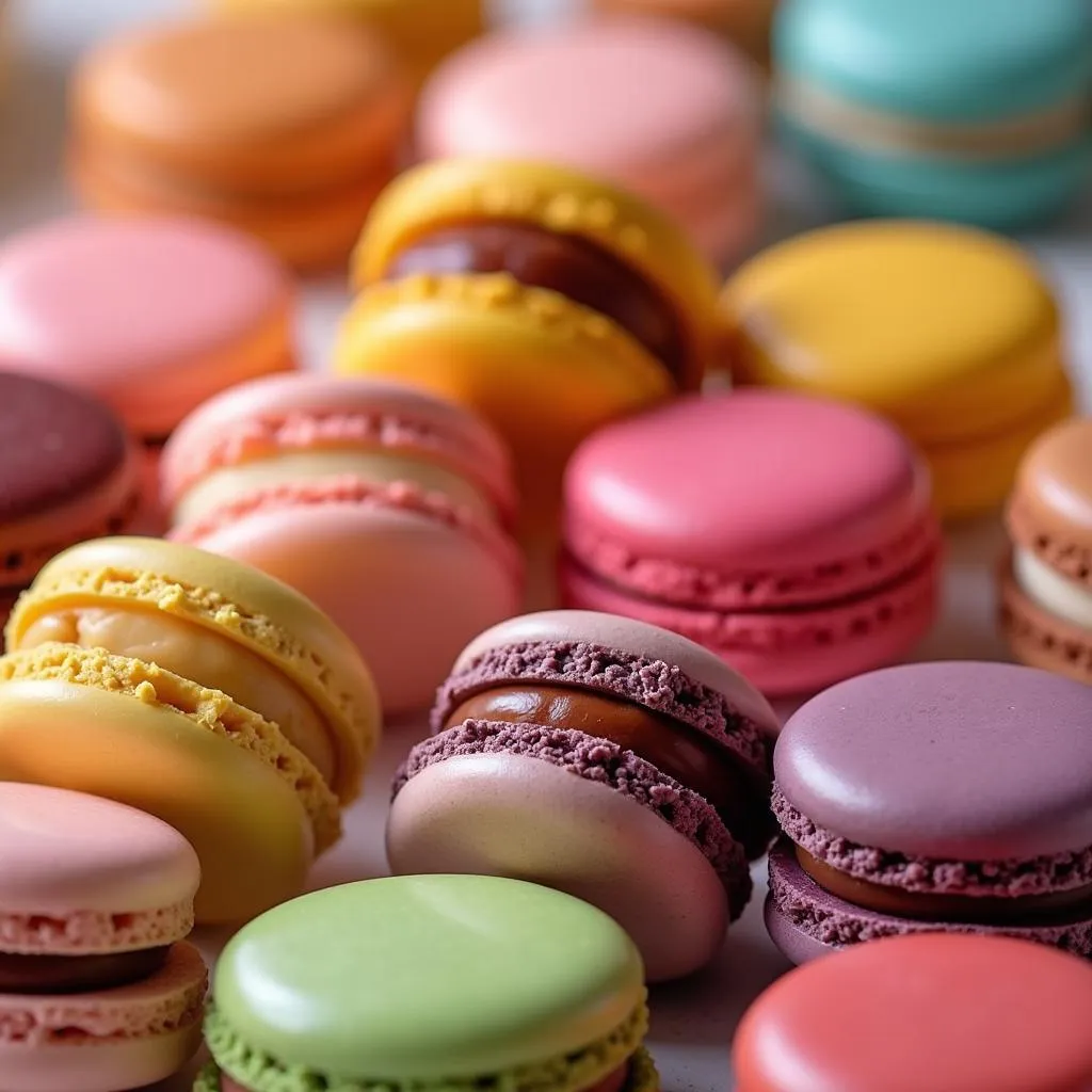 Assortment of Pakistani Macaron Flavors