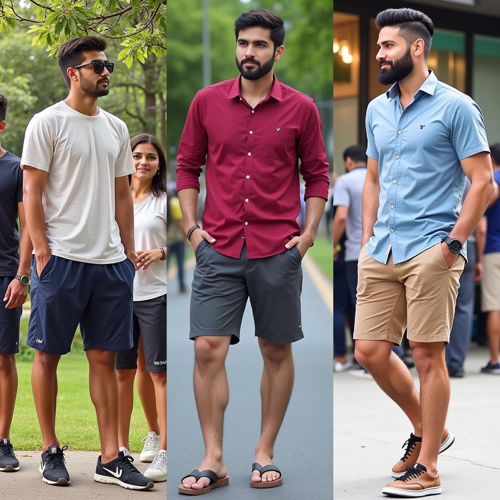 Pakistani Men Wearing Shorts