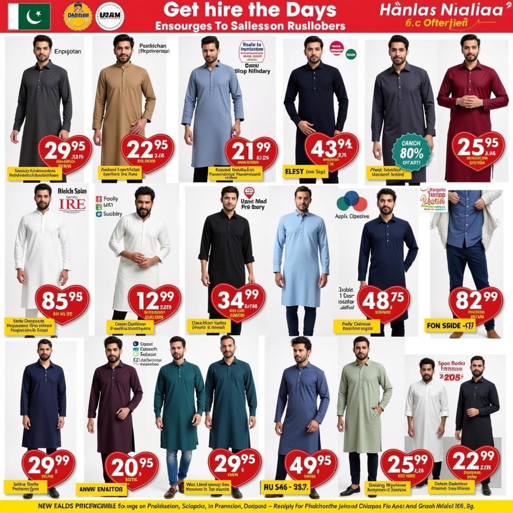 Men's clothing sale in Pakistan