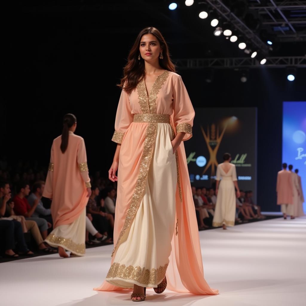 Pakistani Model on Runway