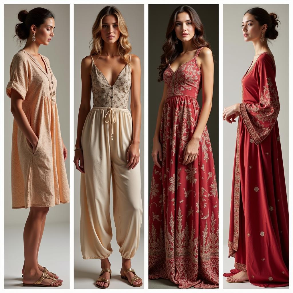 Different Styles of Pakistani Nighty Dresses