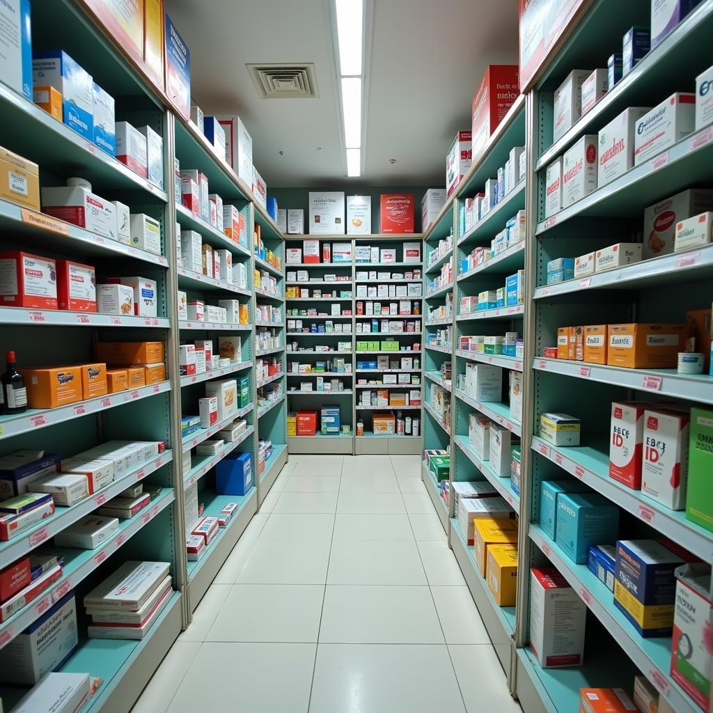 Pakistani Pharmacy Interior