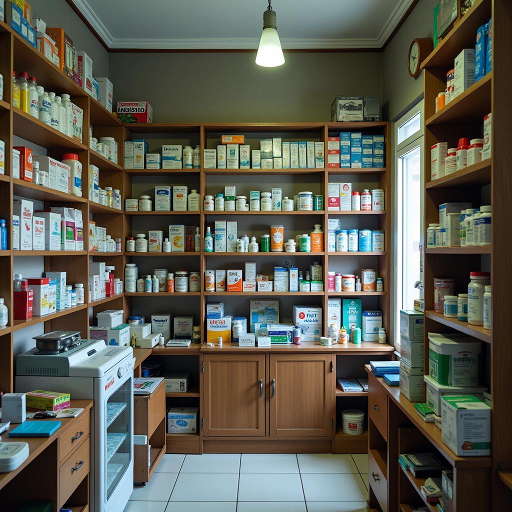 Pakistani Pharmacy Interior