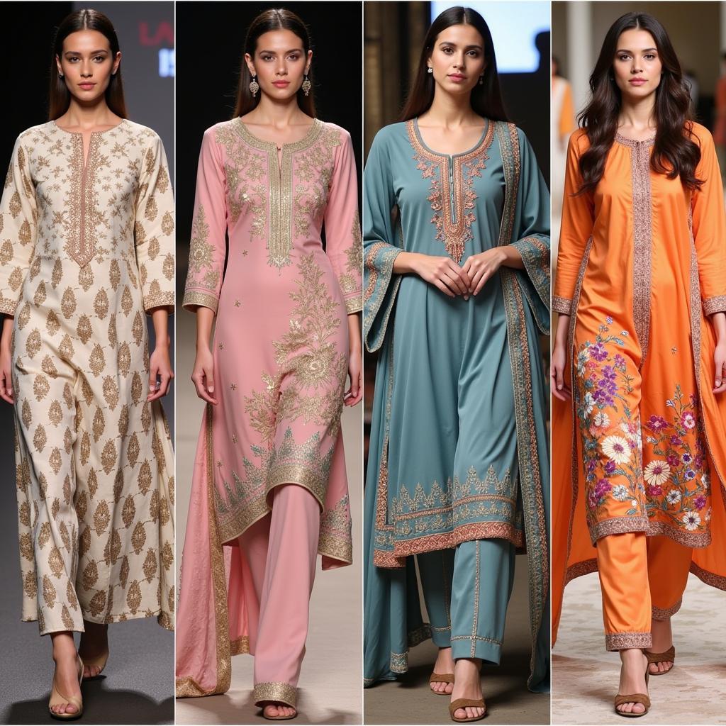 Pakistani Raw Silk Suit Trends