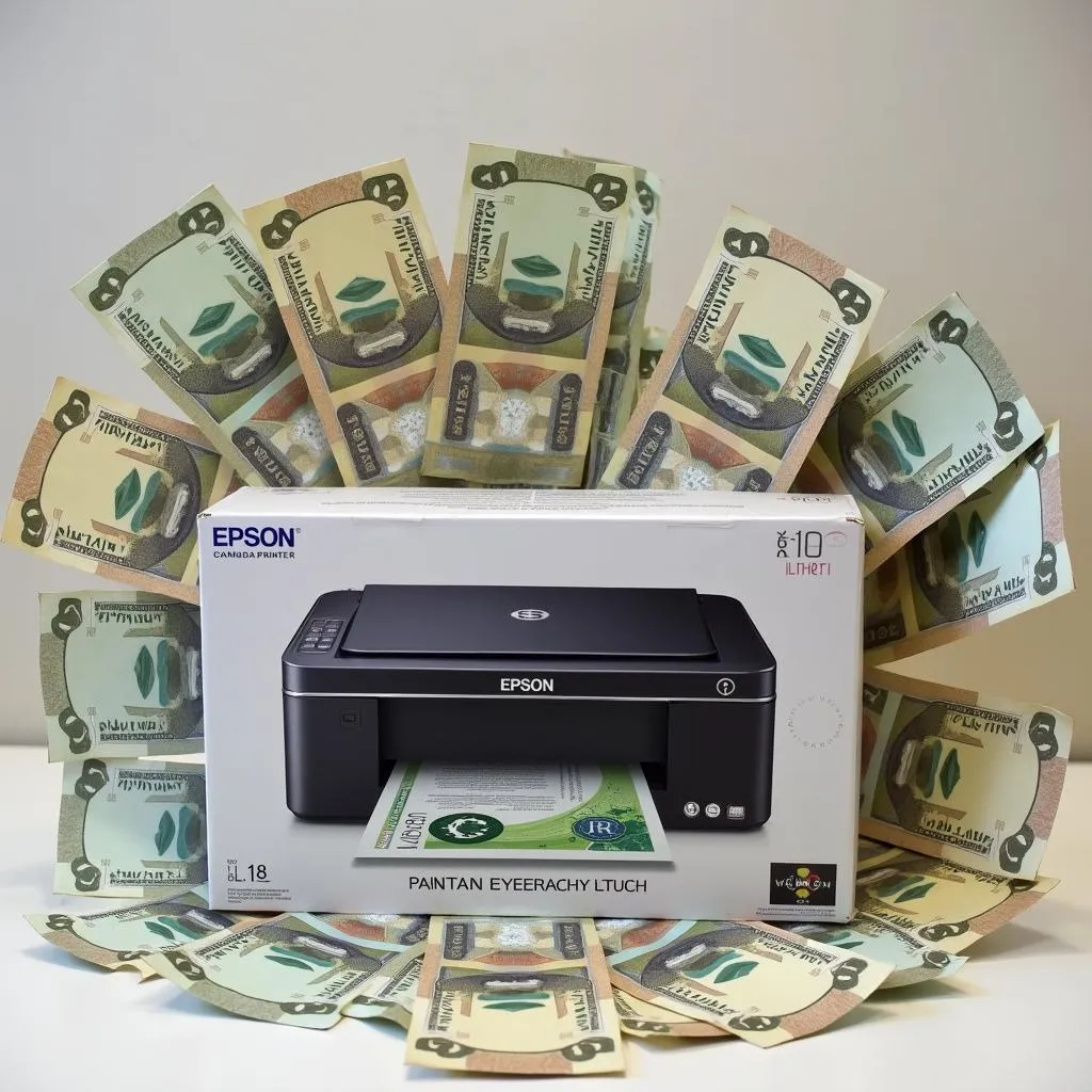 Pakistani rupees and Epson L110 printer