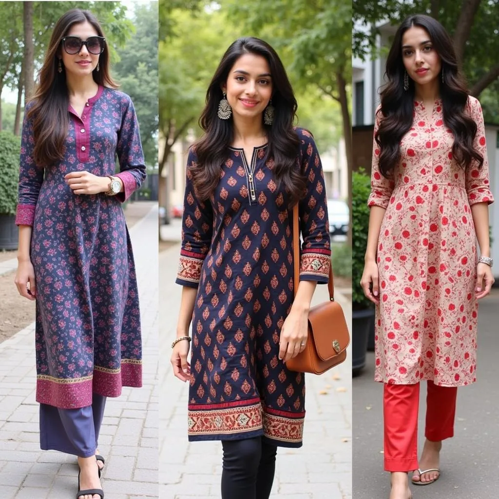 Casual Printed Dresses in Pakistan