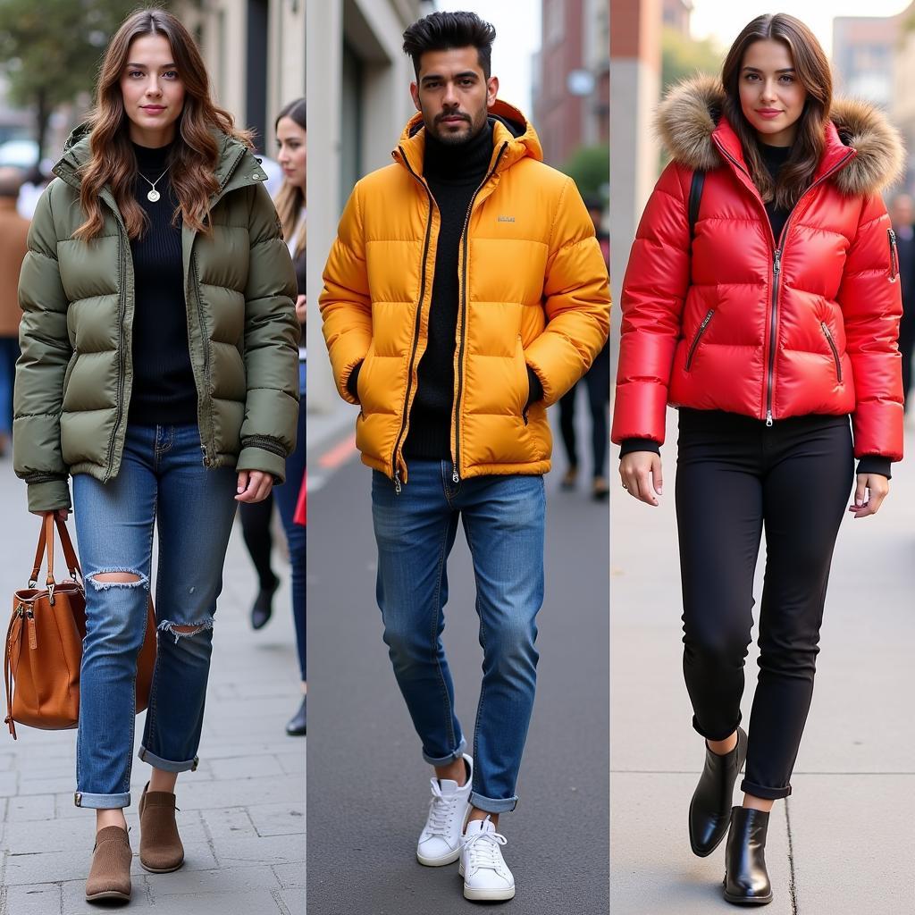 Street Style Puffer Jackets in Pakistan