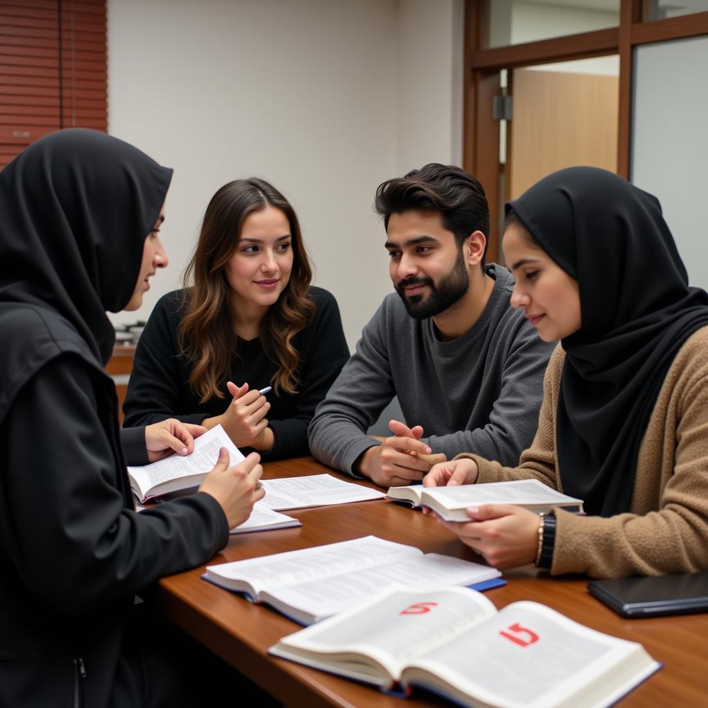 Pakistani Students Studying Marketing