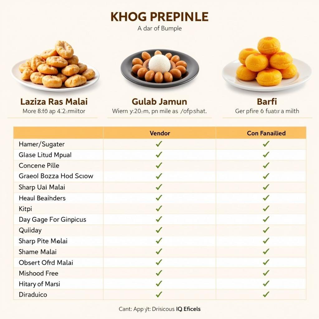 Comparing Prices of Pakistani Sweets