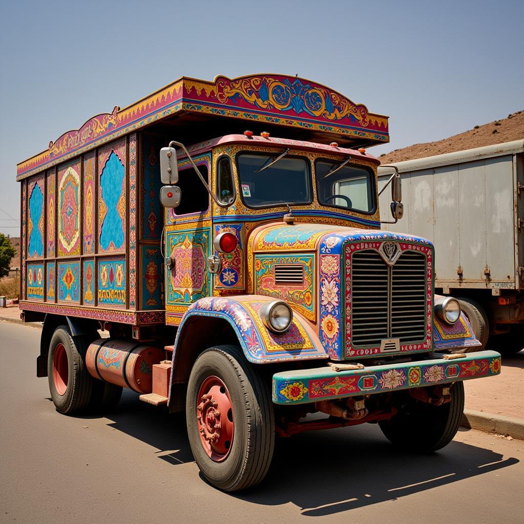 Vibrant Pakistani Truck Art