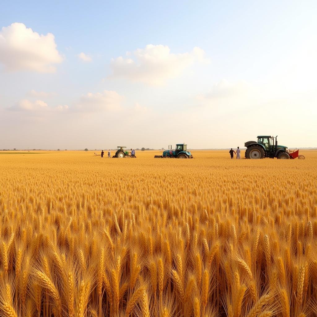 Wheat Harvest in Pakistan