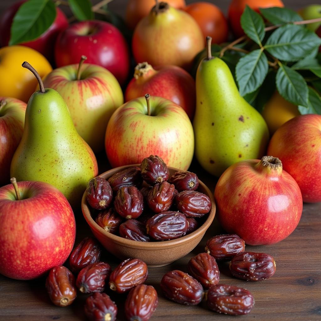 Variety of Pakistani Winter Fruits