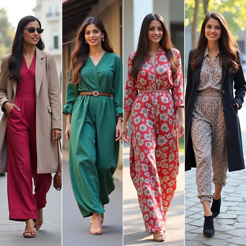 Pakistani women from diverse professions confidently wearing Western attire