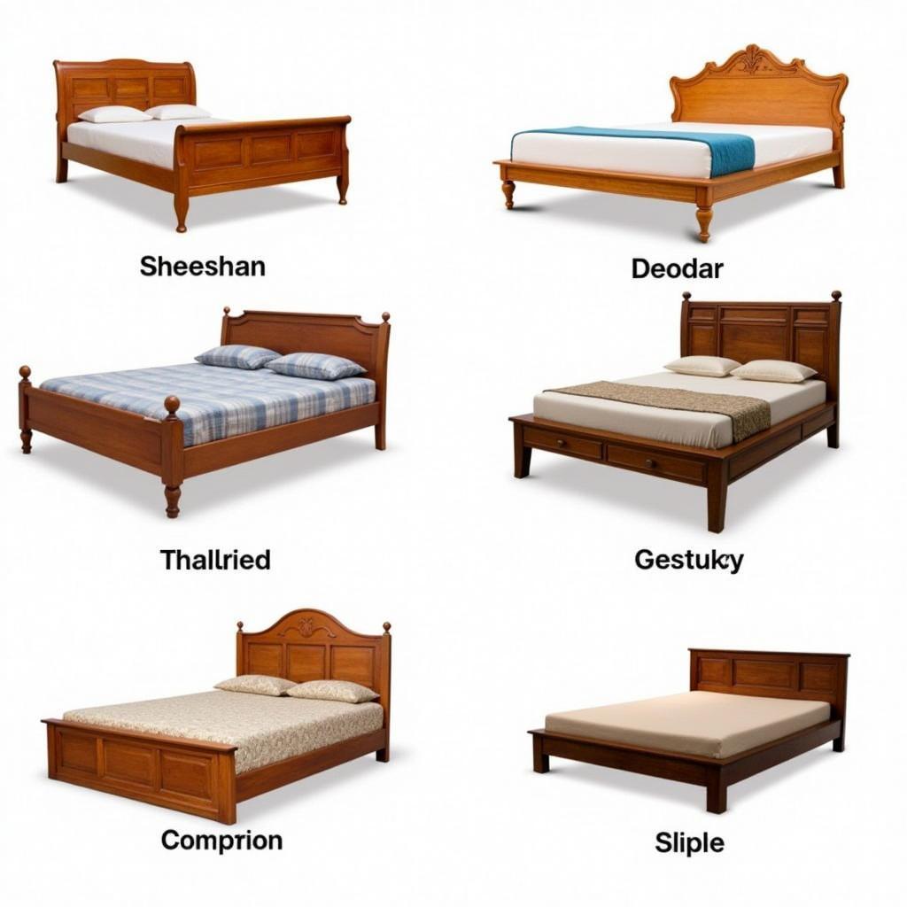 Pakistani Wooden Double Bed Designs