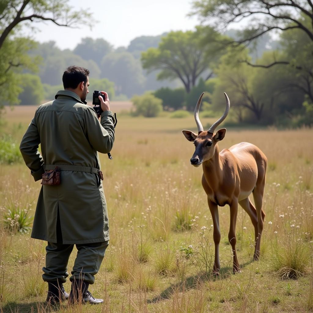 Pakistani Zoologist Studying Wildlife