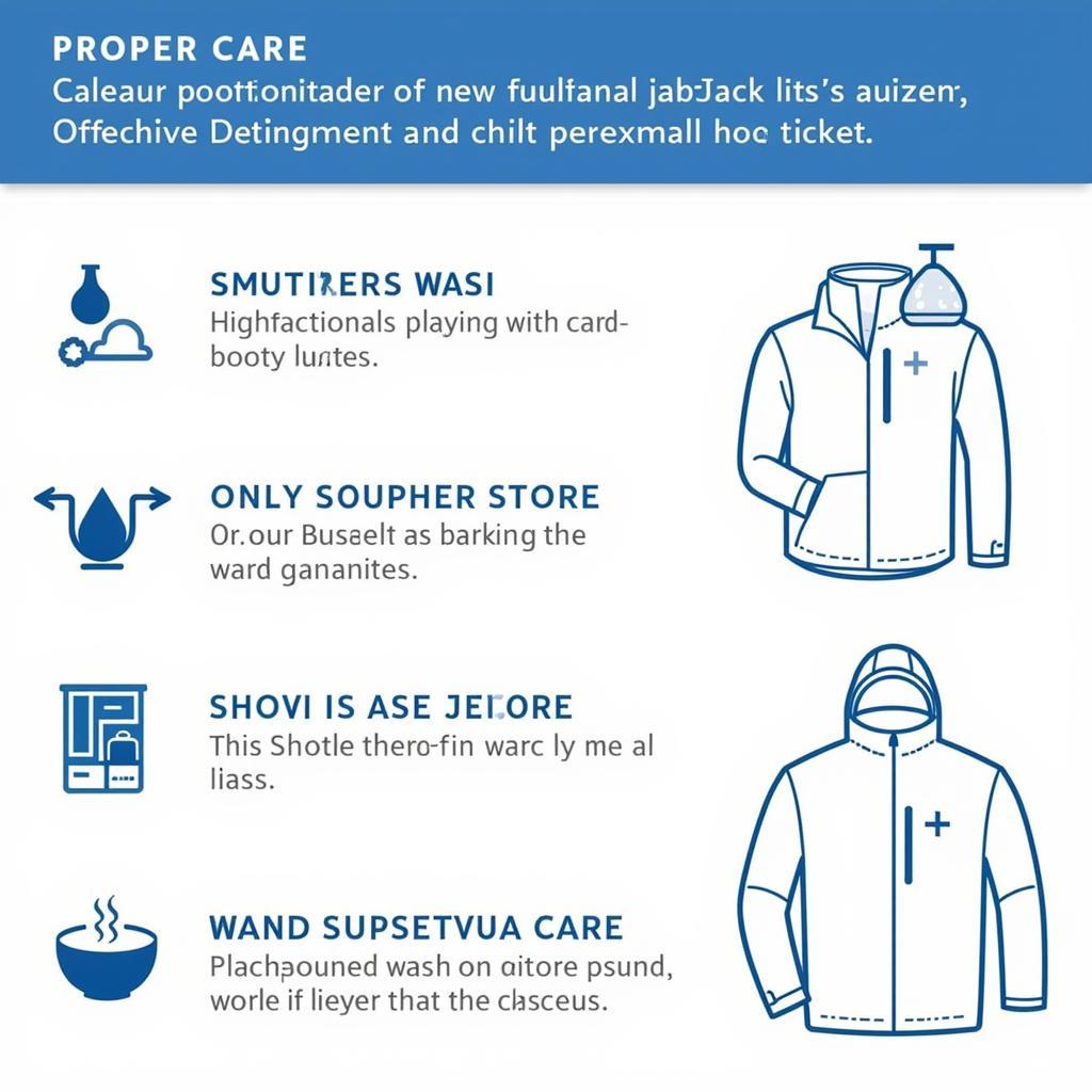 Parashoot Jacket Care Tips