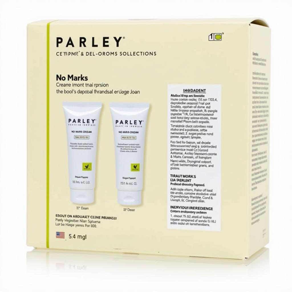 Parley No Marks Cream Packaging in Pakistan