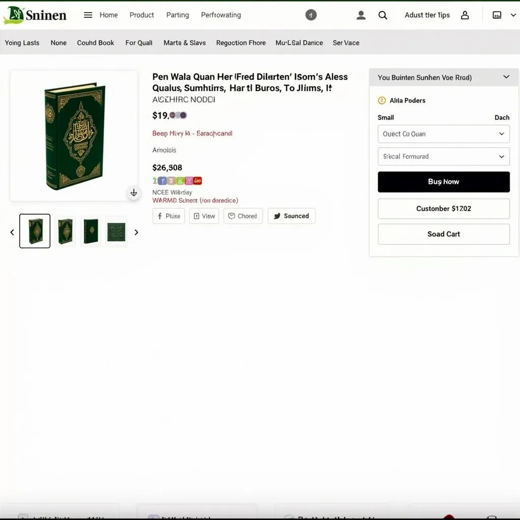 Pen Wala Quran Listed for Sale on an Online Marketplace in Pakistan