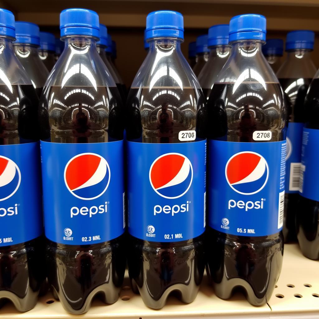 Pepsi Bottles in a Pakistani Store