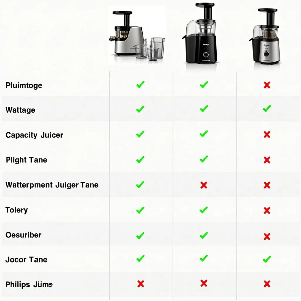 Philips Juicer Machine Price and Feature Comparison