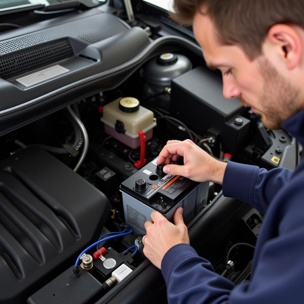 Phoenix Battery Installation in Car