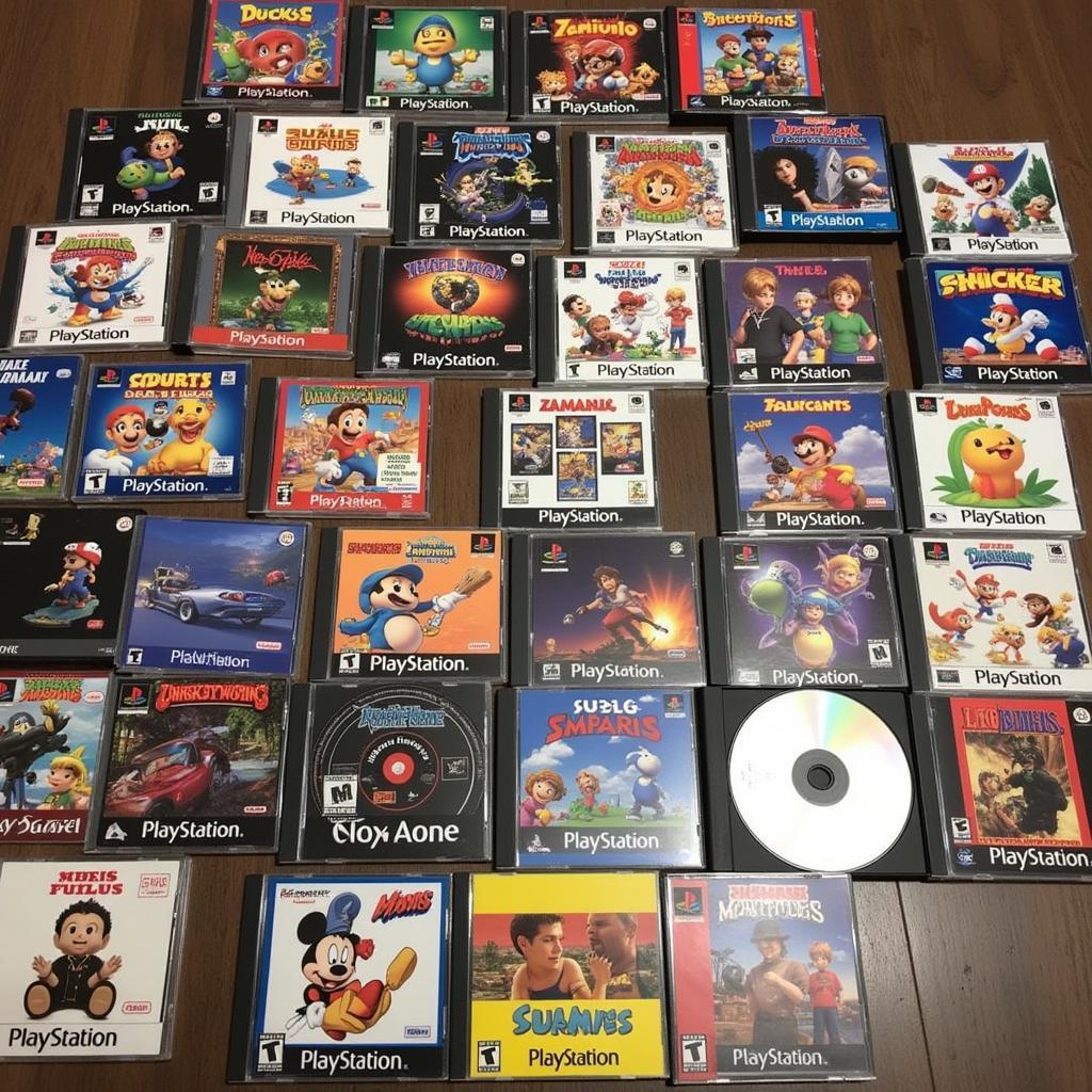 A Collection of Playstation 1 Games