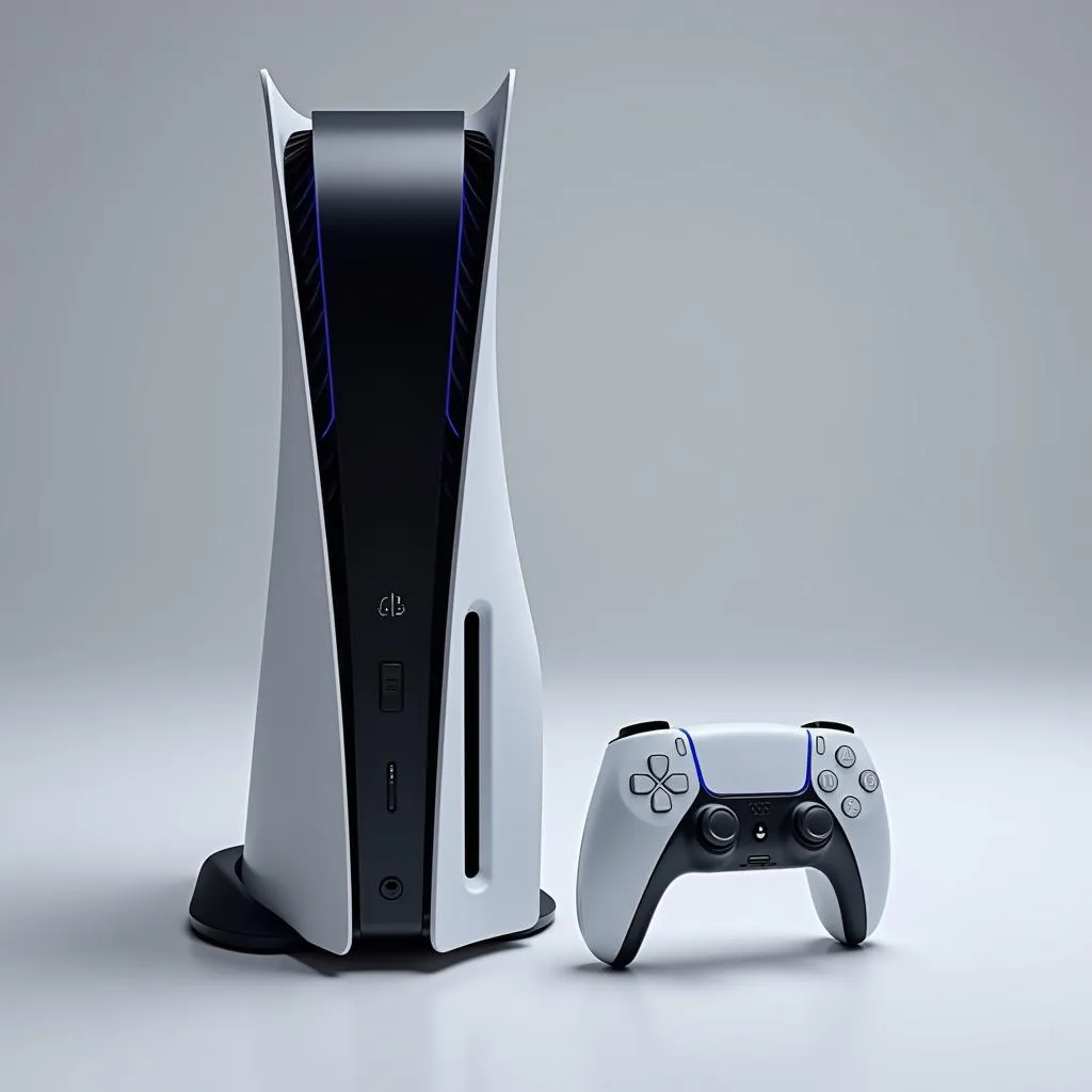 PlayStation 5 console and DualSense controller