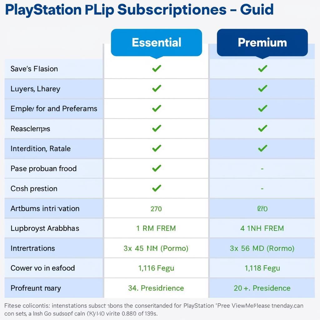 PlayStation Plus Subscription Tiers