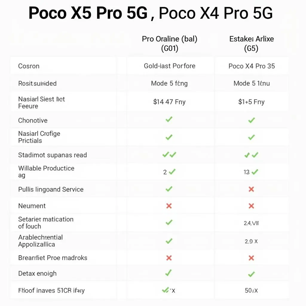 Comparing Poco X Series Models Side-by-Side