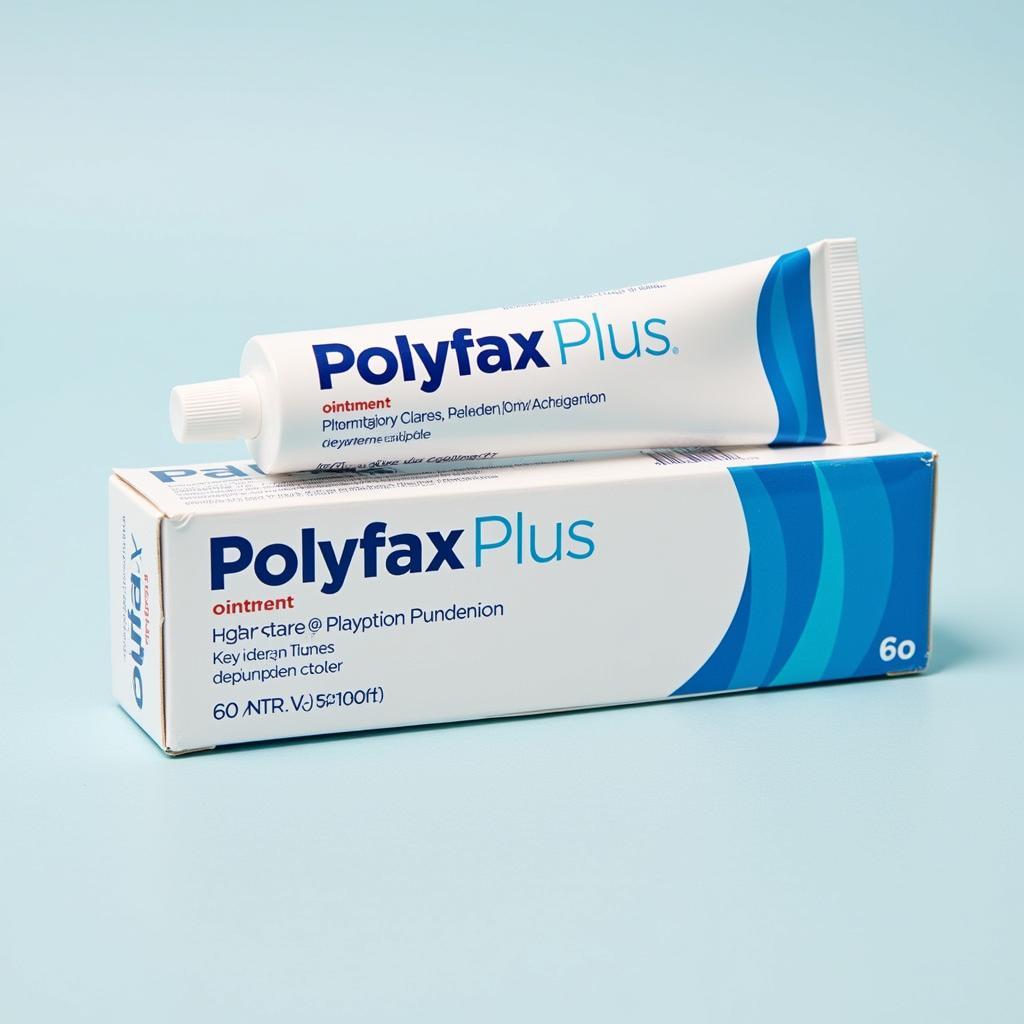 Polyfax Plus ointment tube and box