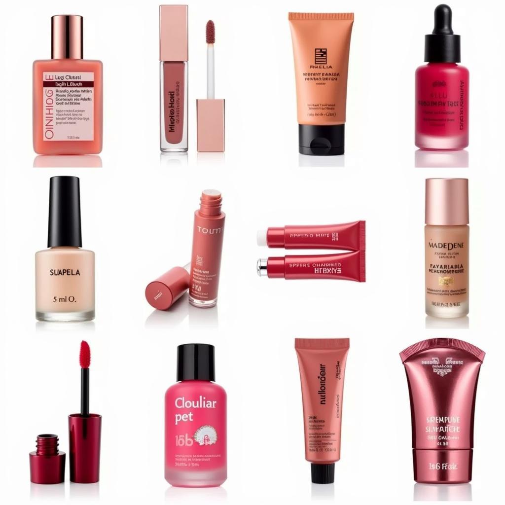 Collage of Popular Liquid Blush Brands