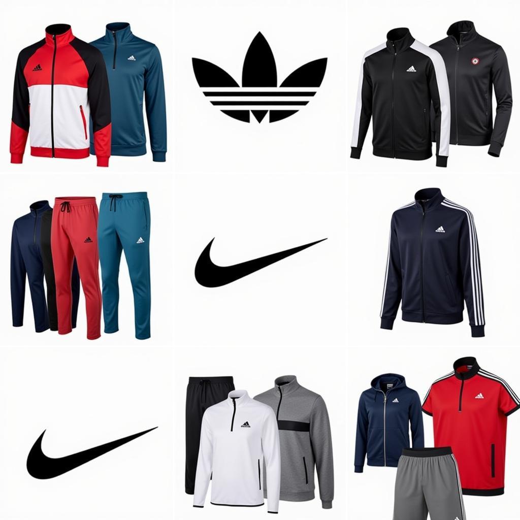 Display of Popular Tracksuit Brands in Pakistan