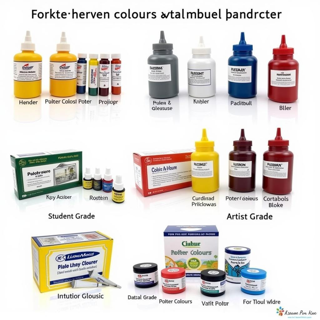 Poster Colour Types in Pakistan