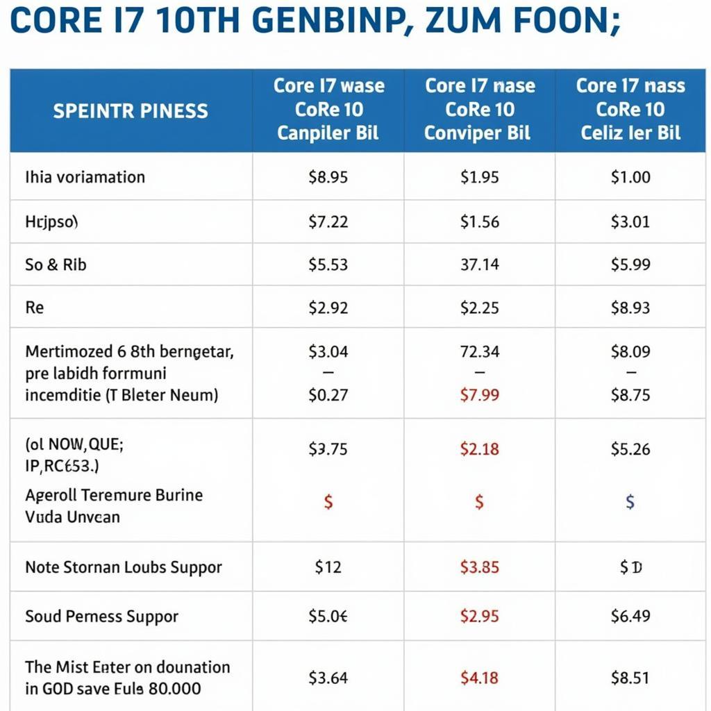 Core i7 10th Gen Price Comparison in Pakistan