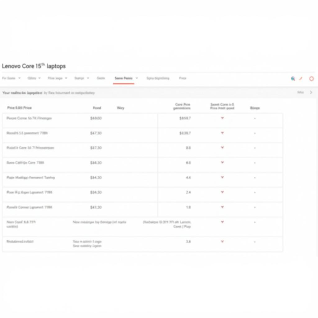 Price Comparison Lenovo Laptop