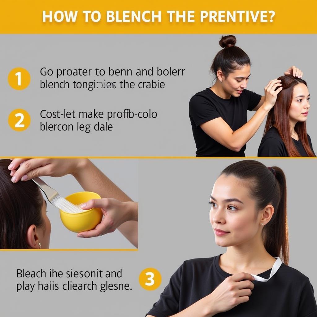 Professional Application of Keune Bleach