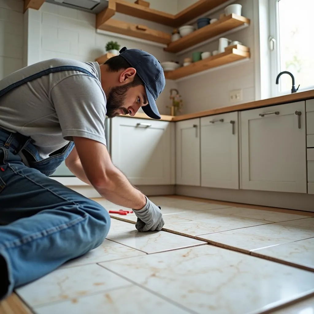 Professional Kitchen Tile Installation in Pakistan