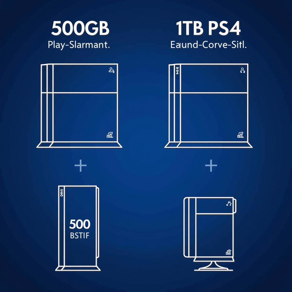 PS4 Slim Storage Comparison