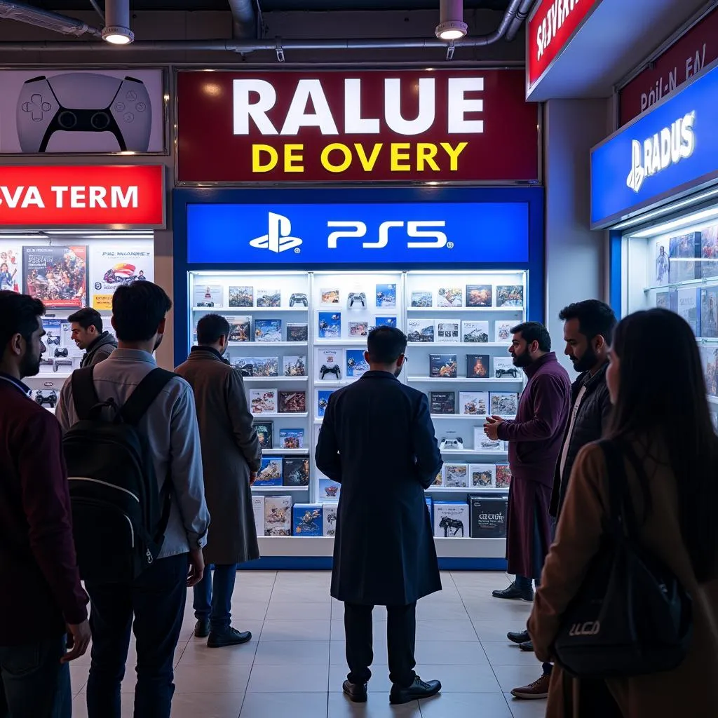 PS5 Display in Retail Store Pakistan