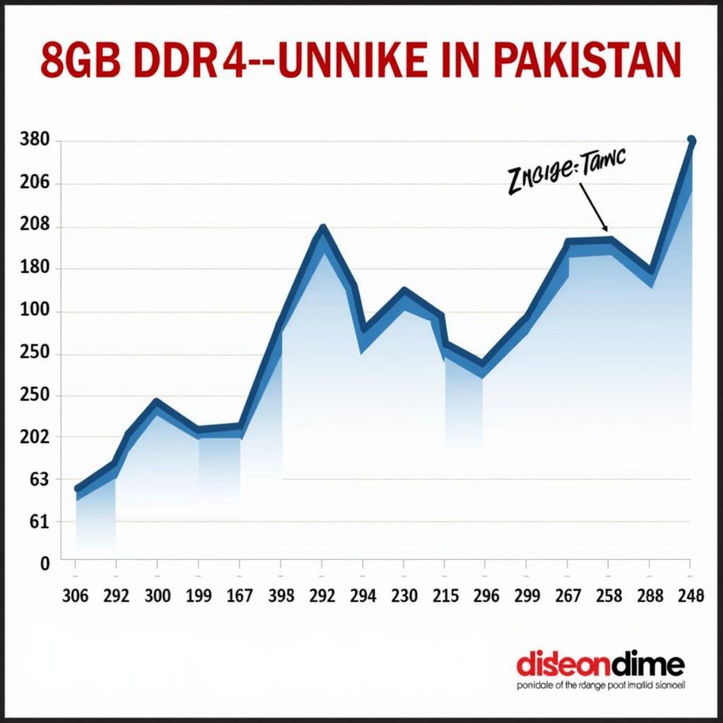 Graph of RAM Price Trends in Pakistan