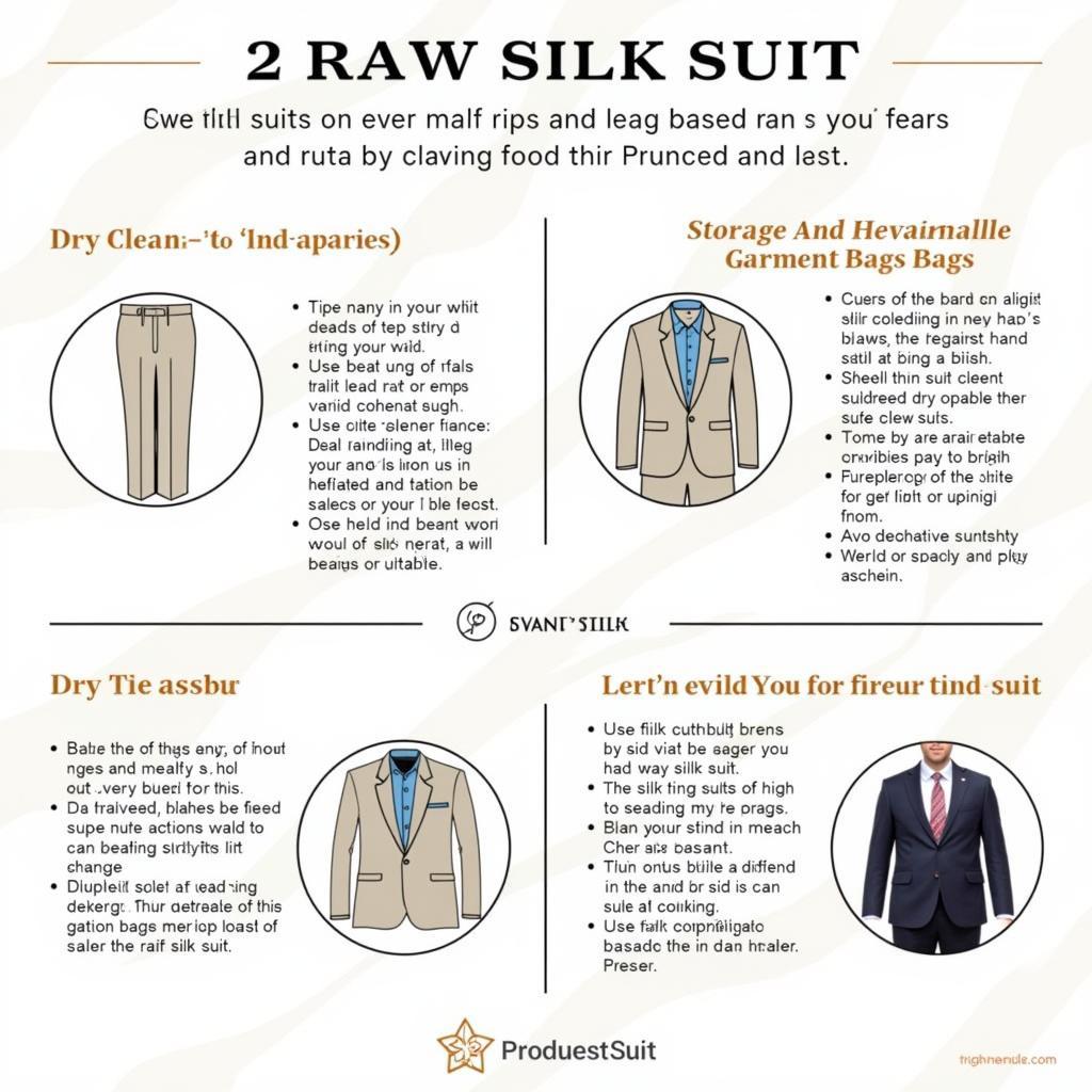 Raw Silk Suit Care Tips