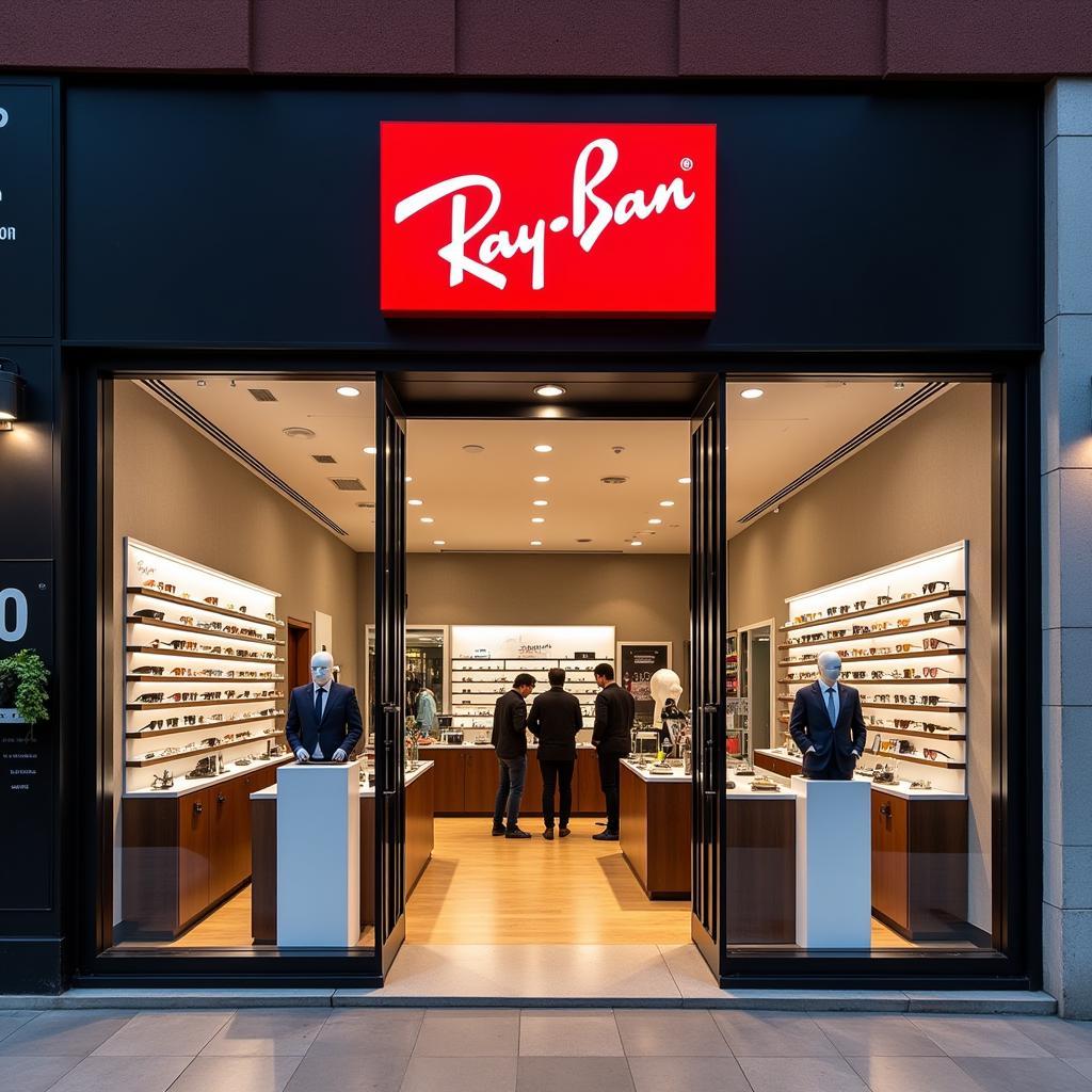 Rayban Storefront in Pakistan