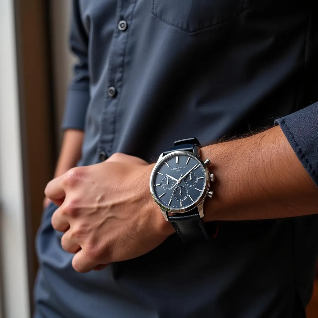 Raymond Weil Freelancer Chronograph on a Man's Wrist