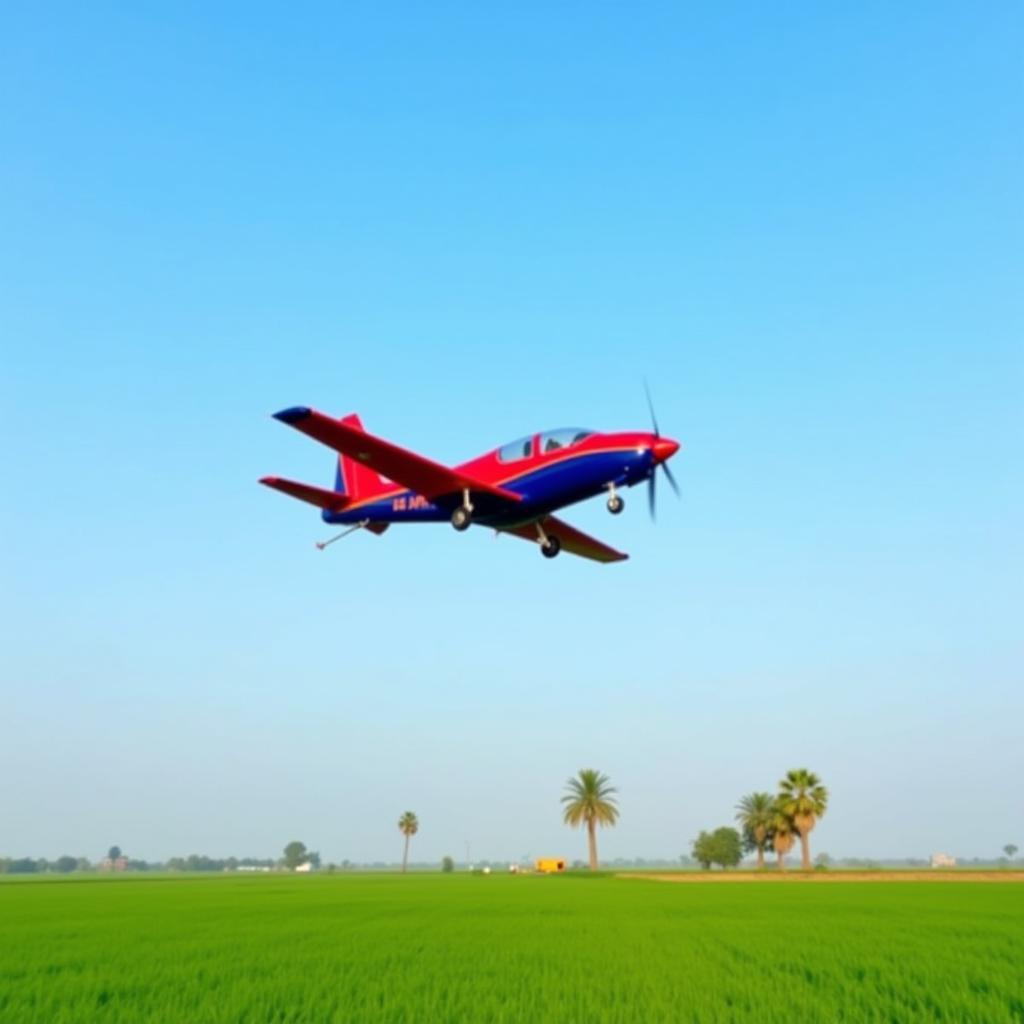 RC Plane Soaring in Pakistani Sky