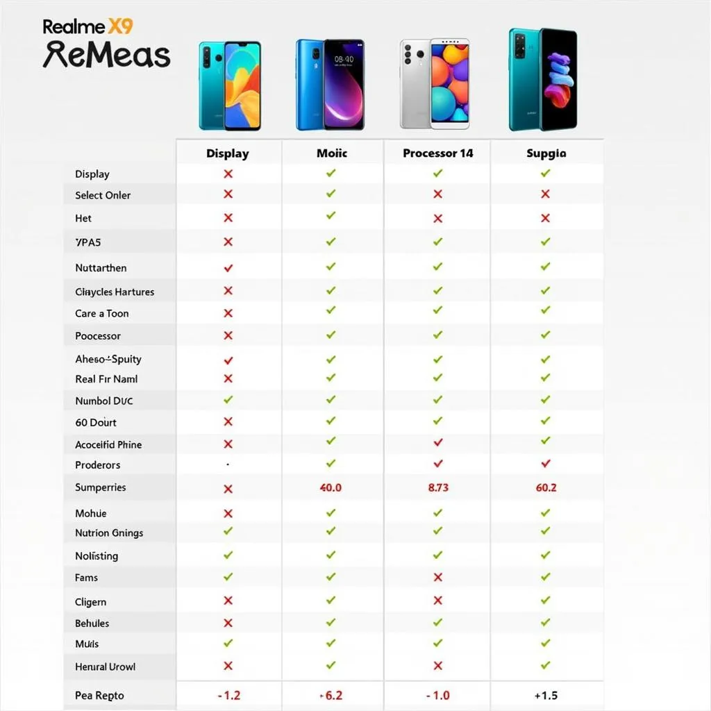 Realme X9 Compared to Competitors