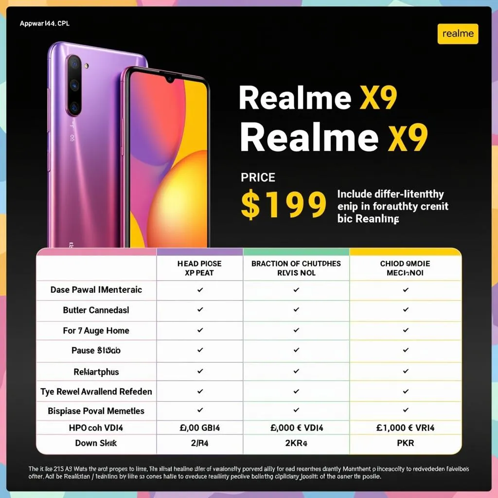 Realme X9 Price in Pakistan