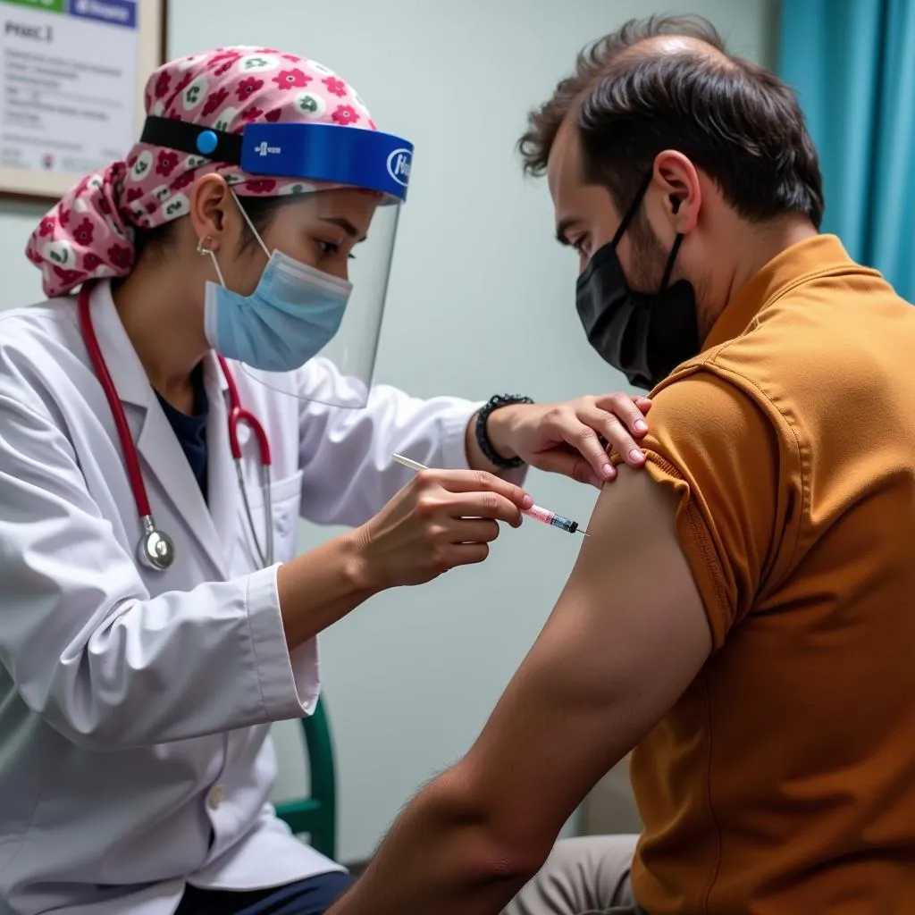  Receiving the Pfizer Vaccine