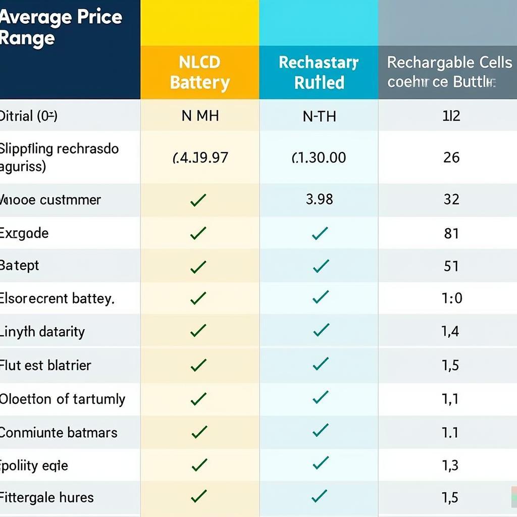 Rechargeable Cell Price Comparison