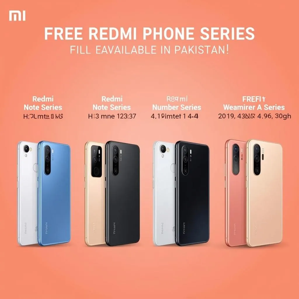 Redmi Phone Lineup in Pakistan